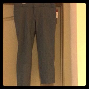 Grey cropped dress pants - NWT
